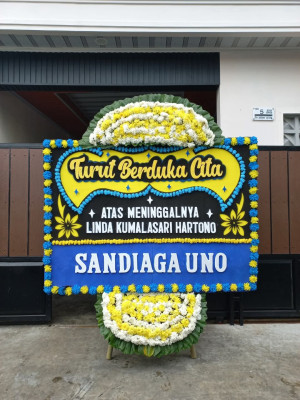 Papan Bunga Duka di Beoga